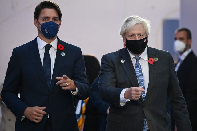 Boris Johnson is set to begin a week of intense diplomatic efforts with foreign leaders to build a united front against Vladimir Putin, beginning with Canadian Prime Minister Justin Trudeau and Dutch Prime Minister Mark Rutte at Downing Street today (Jeff Mitchell/PA)
