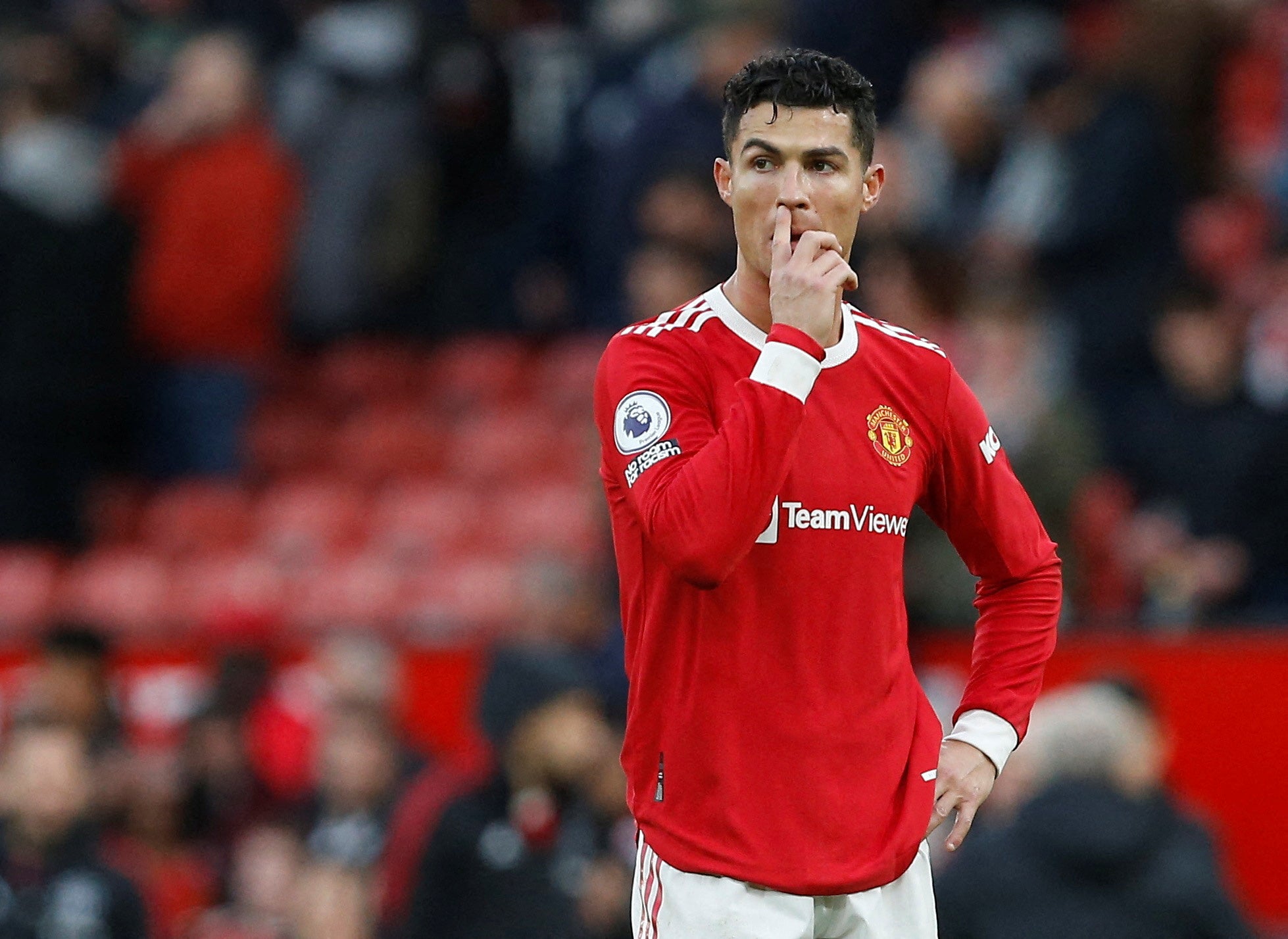 Cristiano Ronaldo was omitted from United’s squad to face City