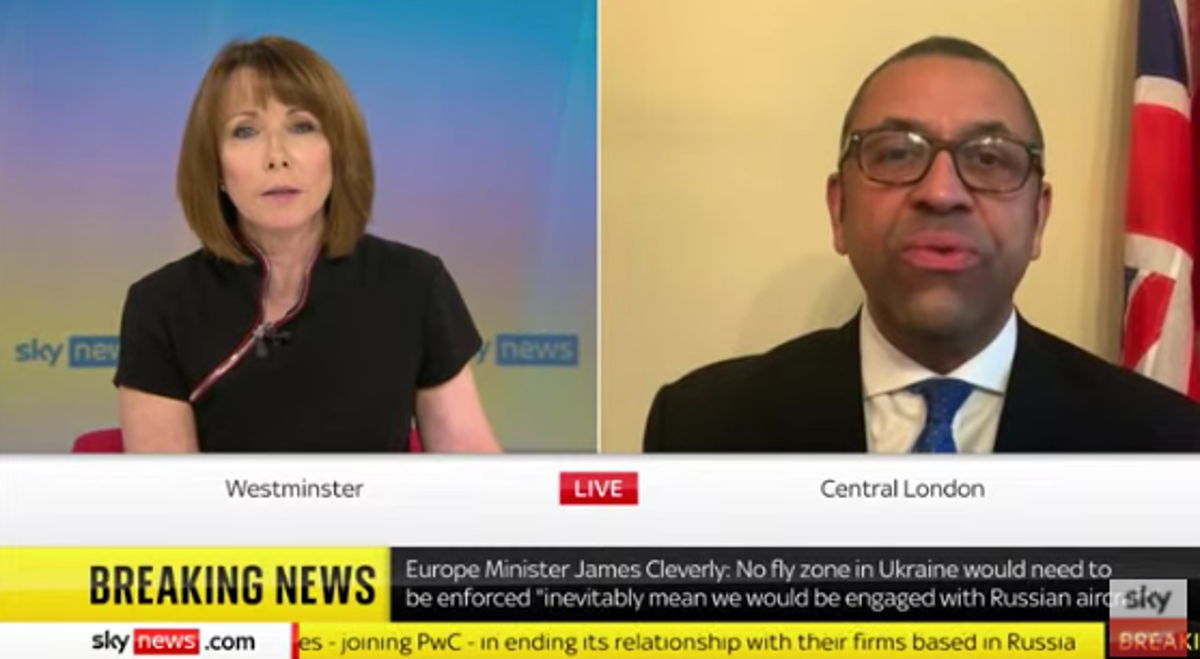 James Cleverly grilled over Ukraine visas in interview after &lsquo;around 50&rsquo; issued