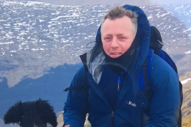 Extensive searches are being carried out for missing hillwalker Neil Gillingham (Police Scotland/PA)