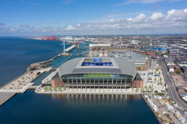 Everton will not be utilising a ?30million loan to help fund the building of their new stadium at Bramley-Moore Dock (PA)