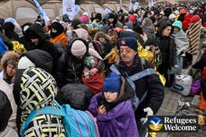 Boris Johnson news - live: Zelensky set to address UK parliament as refugees face ‘chaos’