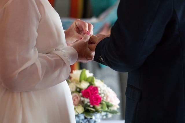 Wedding laws in England and Wales are outdated and restrictive according to research from the University of Warwick and Exeter (PA)