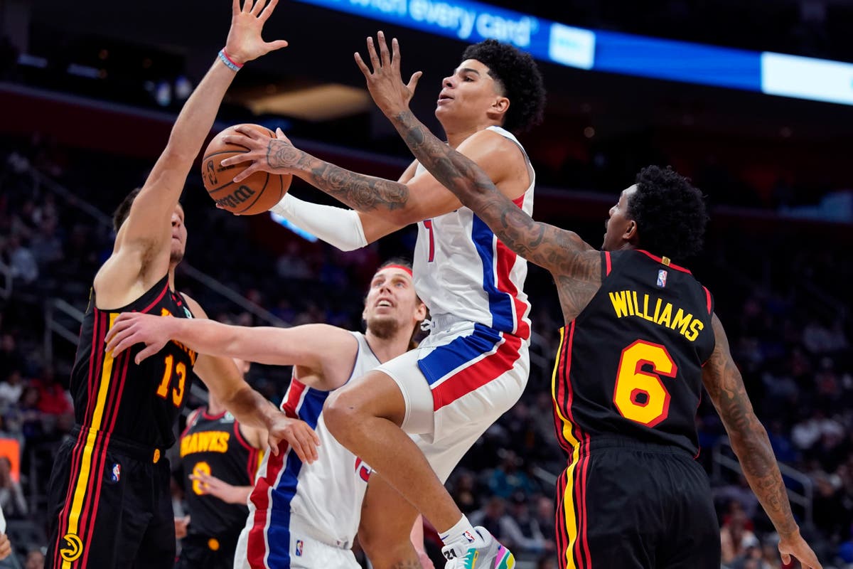 Pistons derrotan a Hawks 113110 en tiempo extra Independent Español