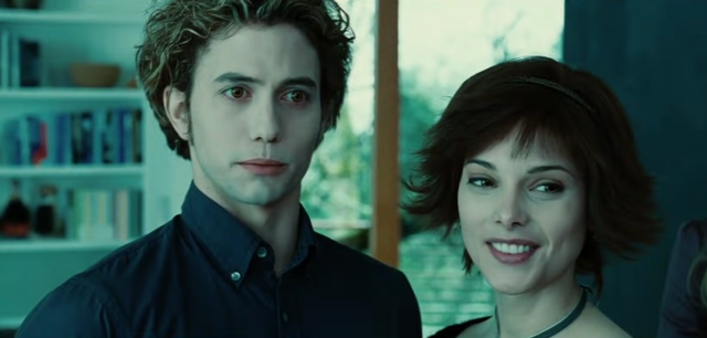 <p>Jackson Rathbone and Ashley Greene seen here in the ‘Twilight’ movie franchise </p>