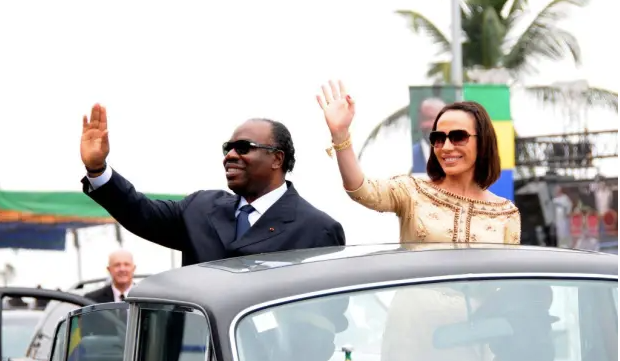 Gabon’s president Ali Bongo Ondimba, pictured here with his wife Sylvia