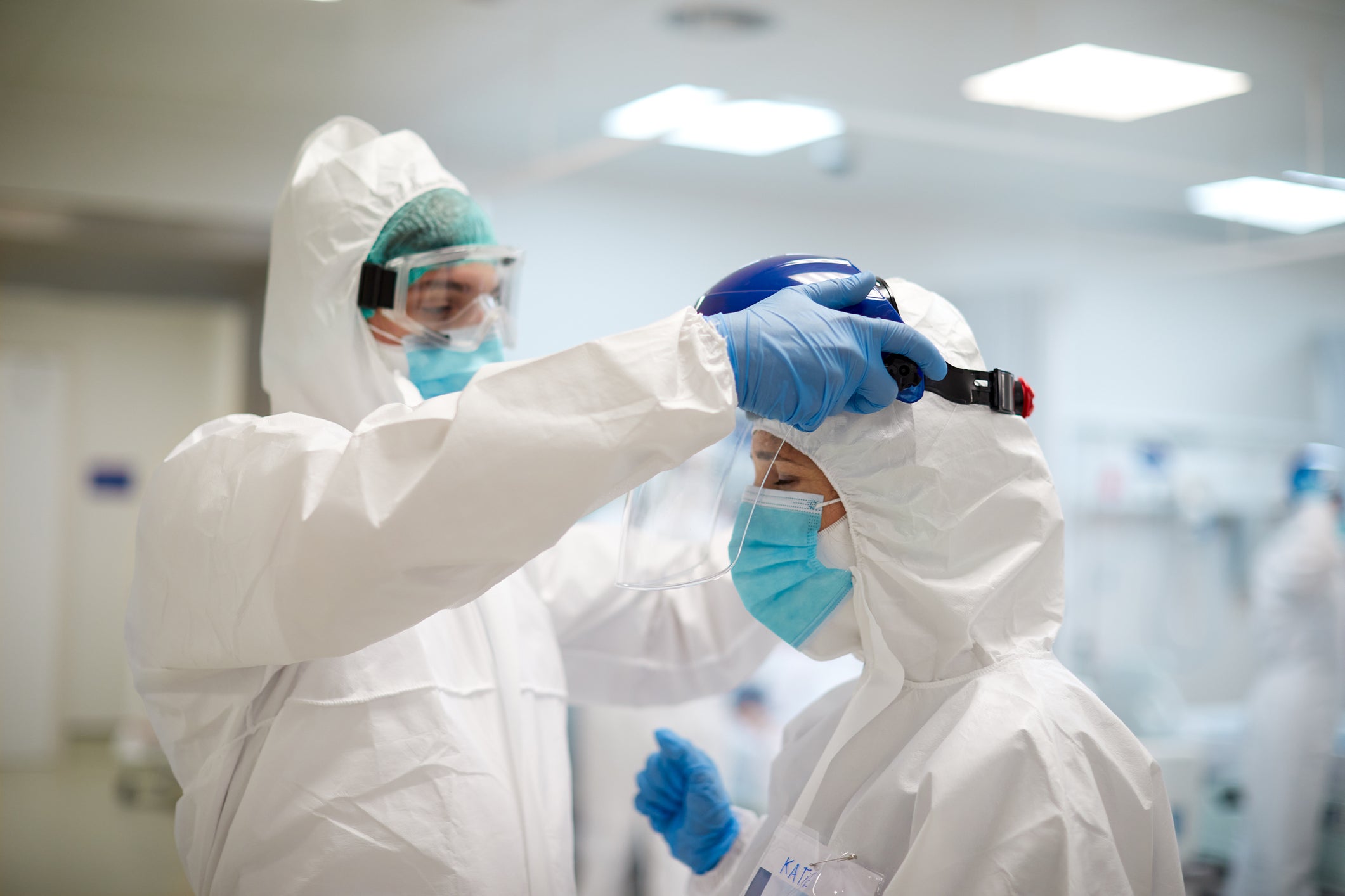 <p>PPE has been needed to protect medical staff during the Covid pandemic</p>