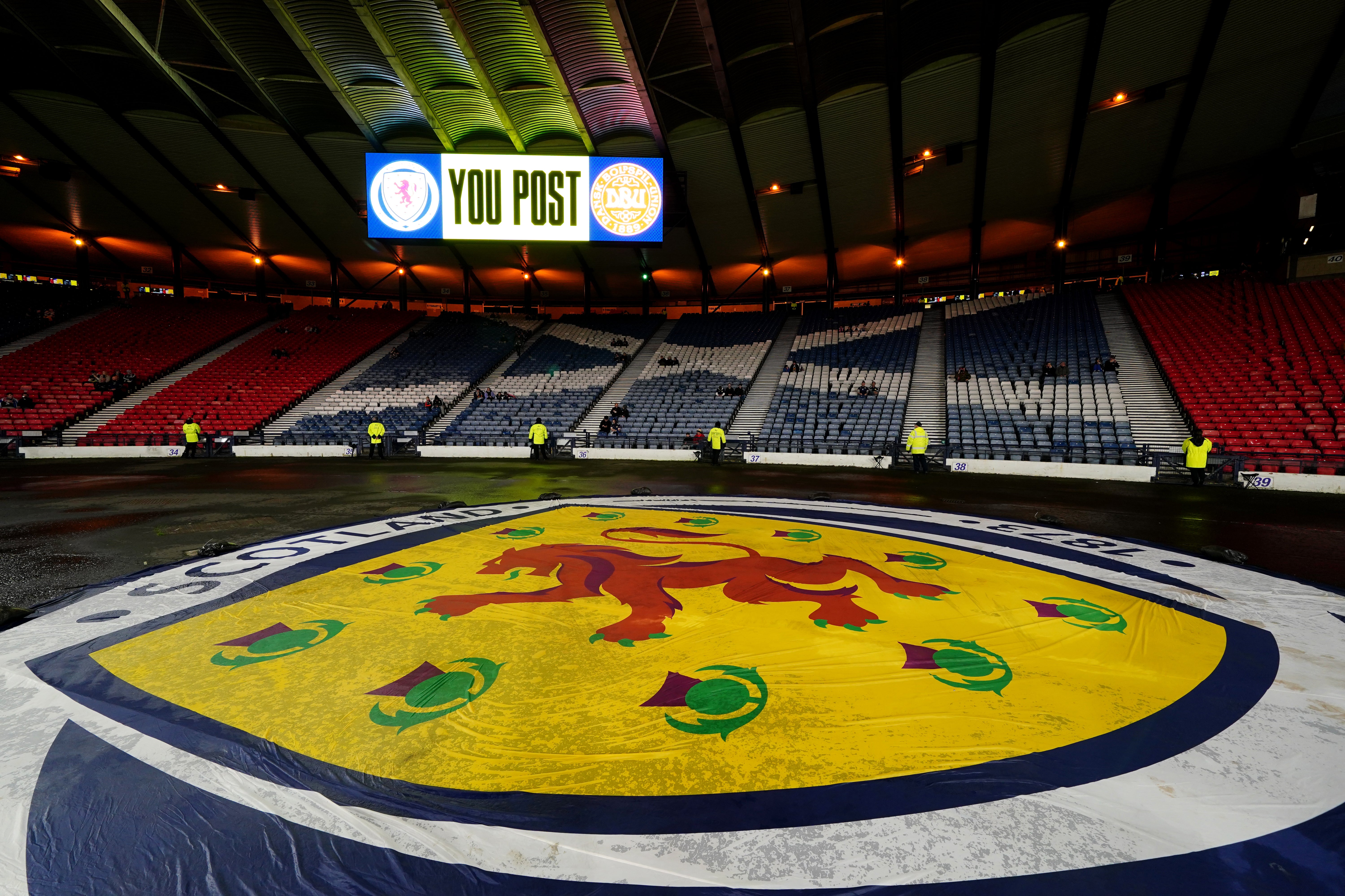 Scotland’s play-off against Ukraine will not go ahead in March (Jane Barlow/PA)