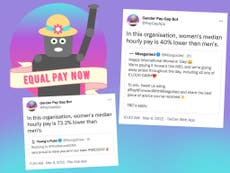 ‘Genius’ Twitter ‘bot’ reveals gender pay gaps of brands celebrating International Women’s Day