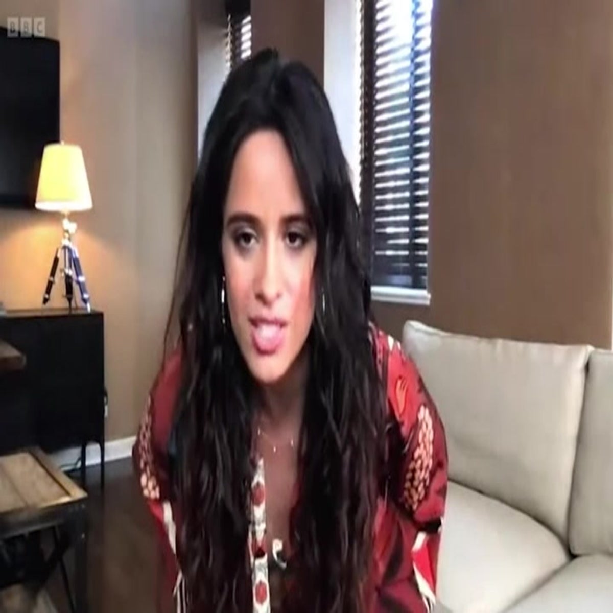 Camila Cabello laughs off wardrobe malfunction on The One Show, Culture