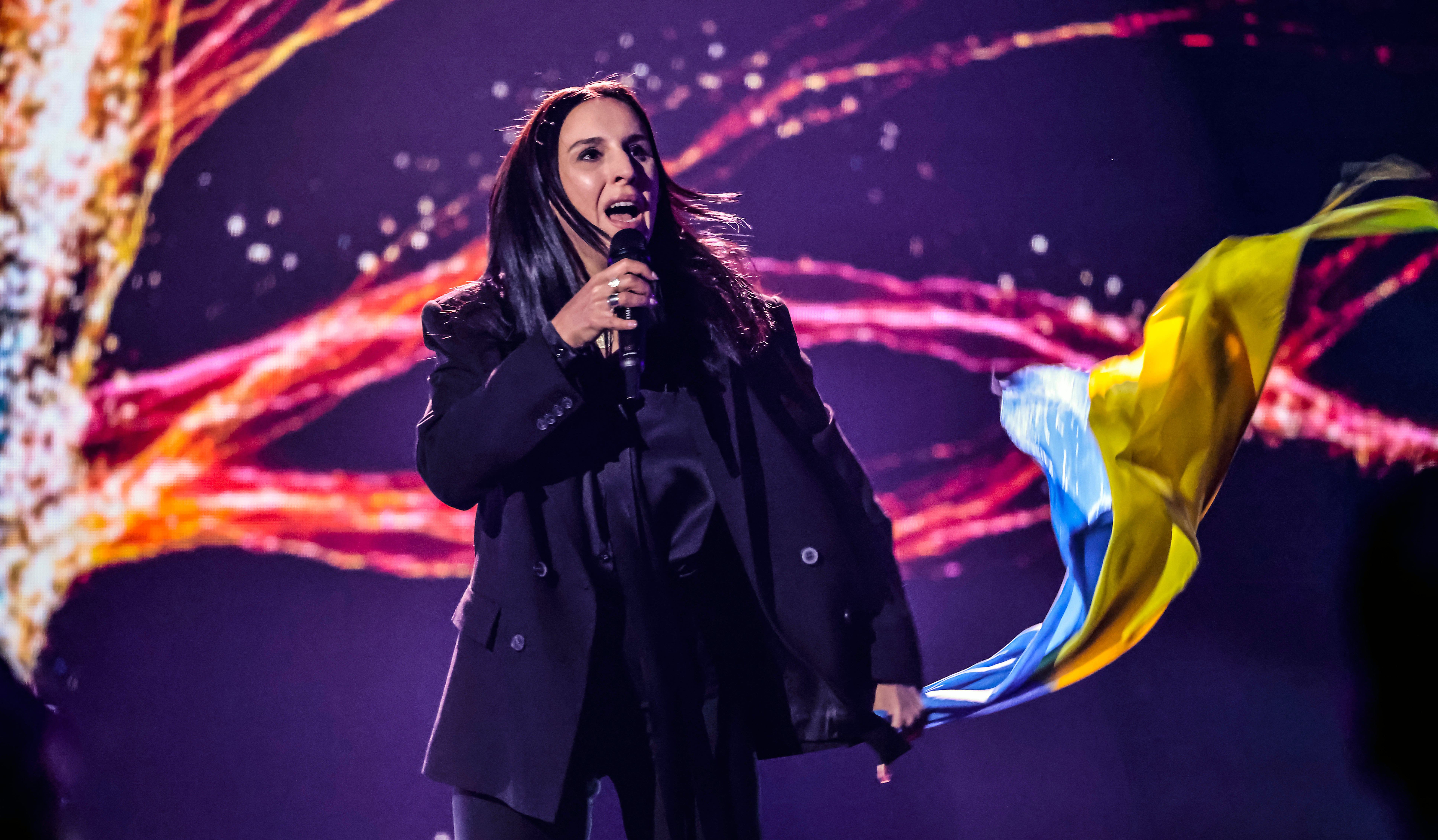 Ukrainian singer Jamala who won the Eurovision Song Contest in 2016 (Hannibal Hanschke/AP)