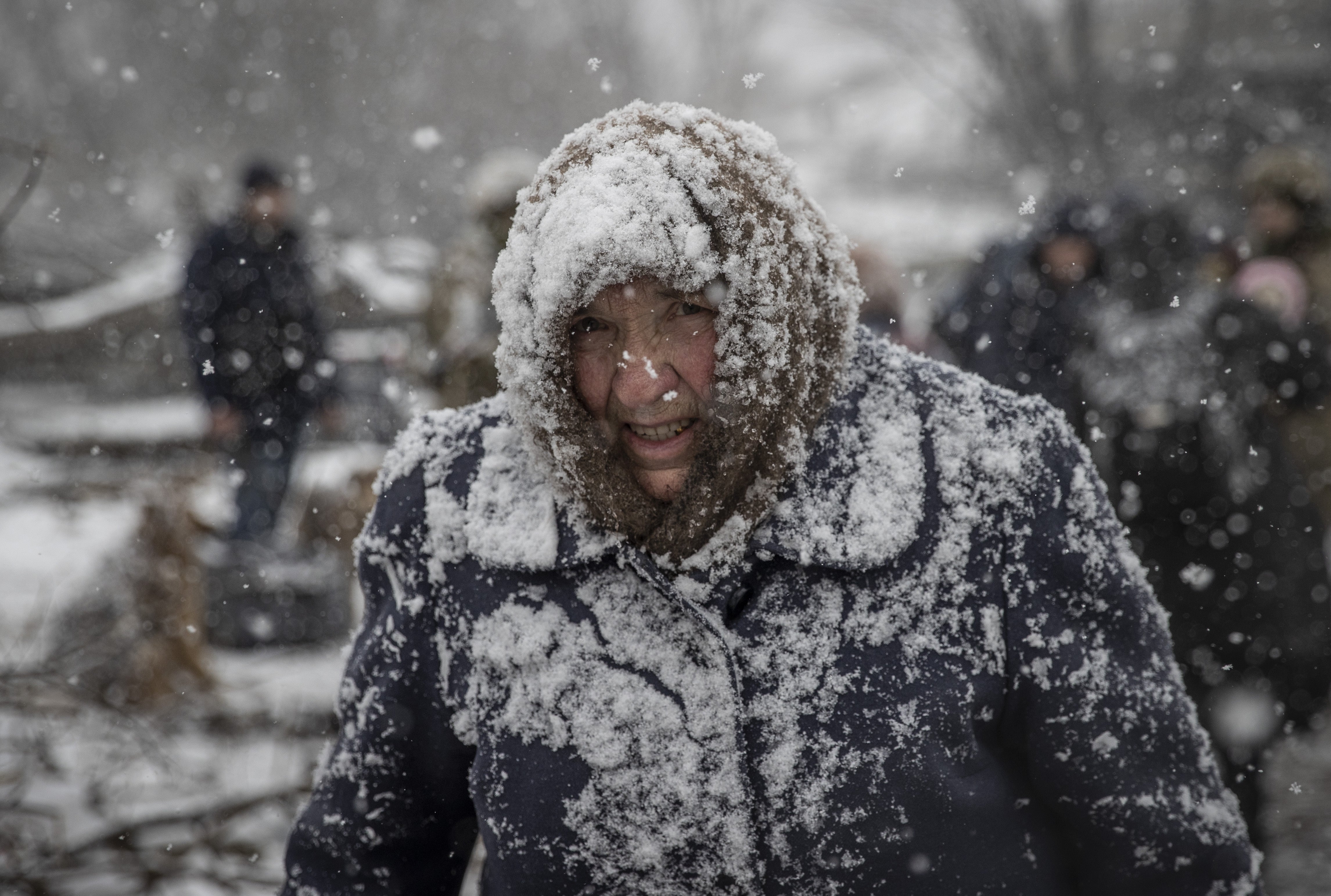 People have been escaping the Russian bombardment of Irpin, near Kyiv