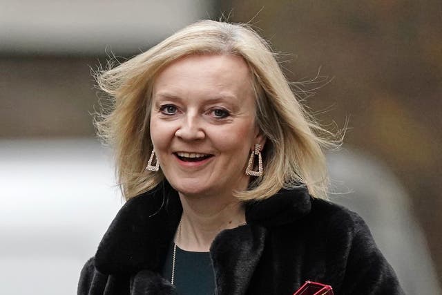 Liz Truss told the Commons about the ‘pop-up’ site in Lille (Aaron Chown/PA)