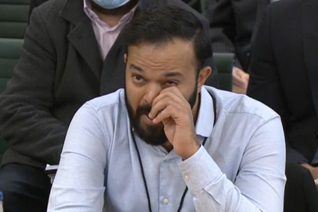 <p>Azeem Rafiq gave evidence at the inquiry into racism at the Digital, Culture, Media and Sport committee</p>