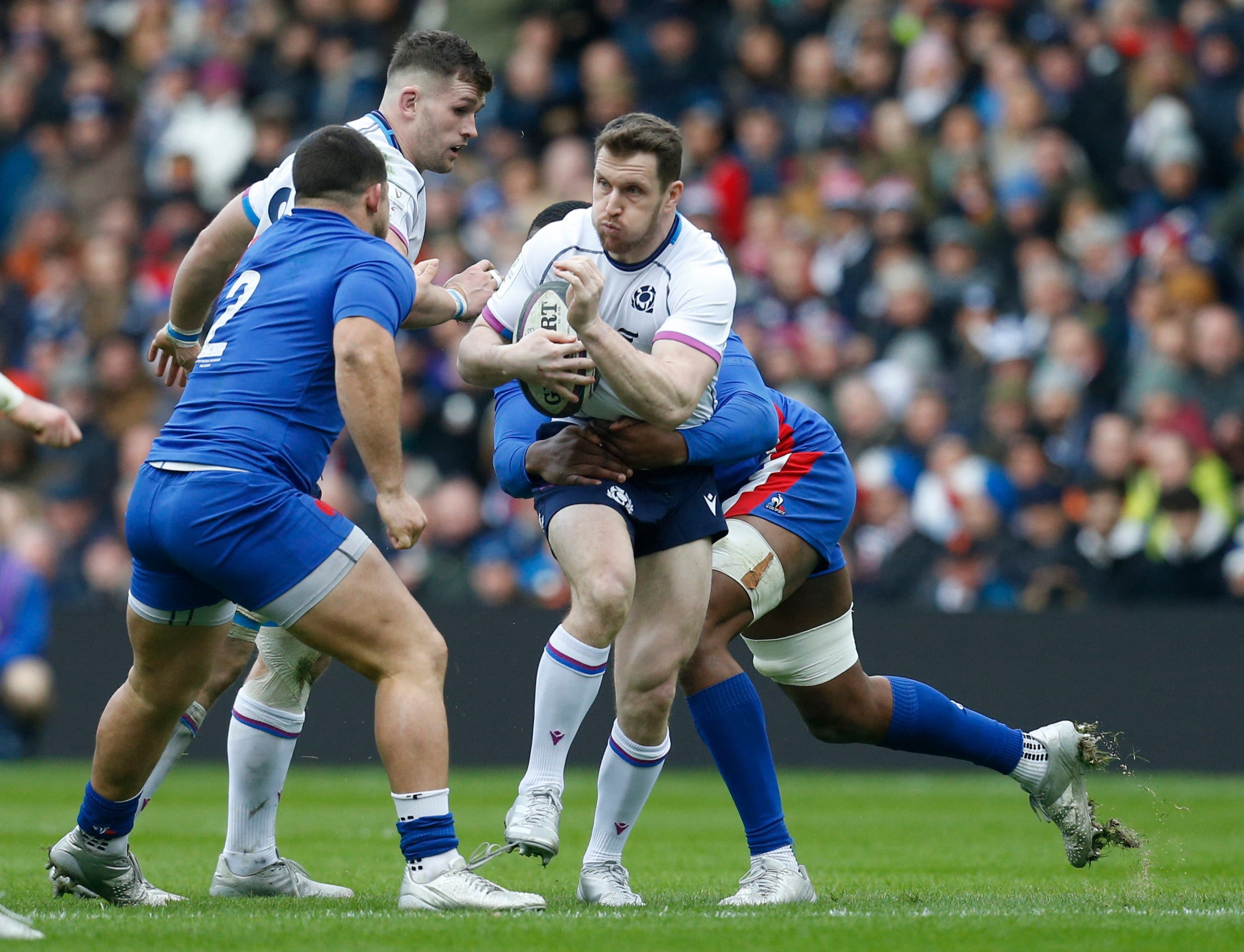 The 29-year-old Edinburgh centre returned to international action against France last month