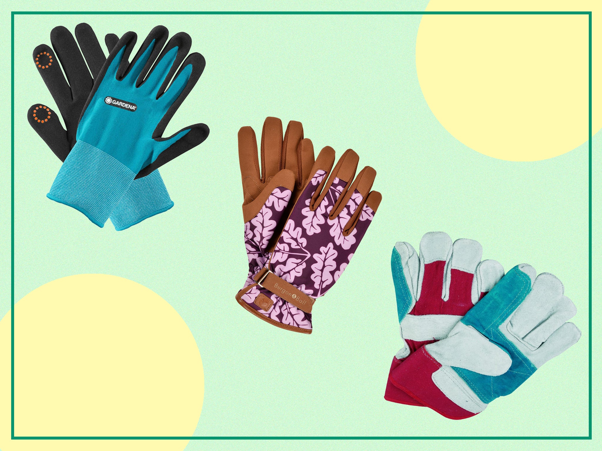 Bargain Buys Garden Gloves 2/Pack 2 Pairs 