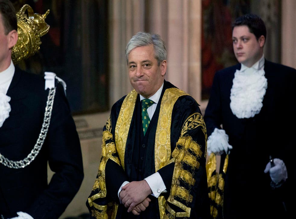 <p>The former MP left his role as Commons speaker in 2019 </p>