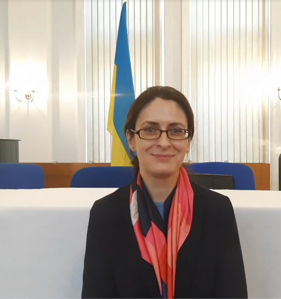 Dr Aura Sabadus raised her concerns about the attacks on plants in Ukraine