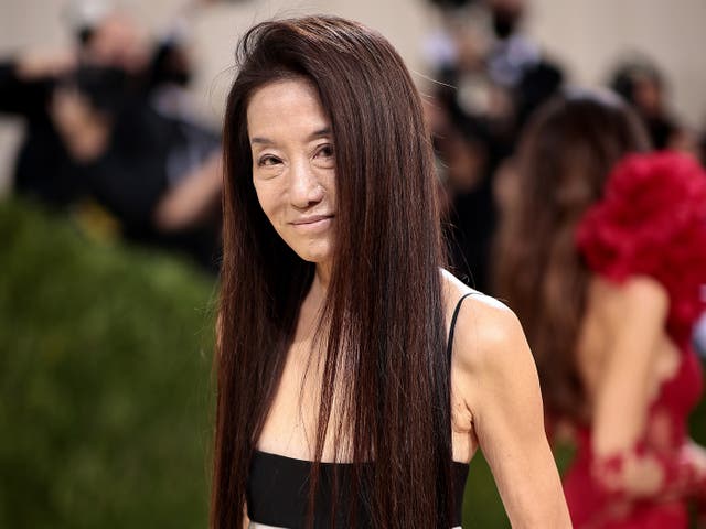 <p>Vera Wang attends The 2021 Met Gala Celebrating In America: A Lexicon Of Fashion at Metropolitan Museum of Art on September 13, 2021 in New York City</p>