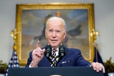 Biden announces ban on Russian oil imports and warns Americans: ‘defending freedom is going to cost’