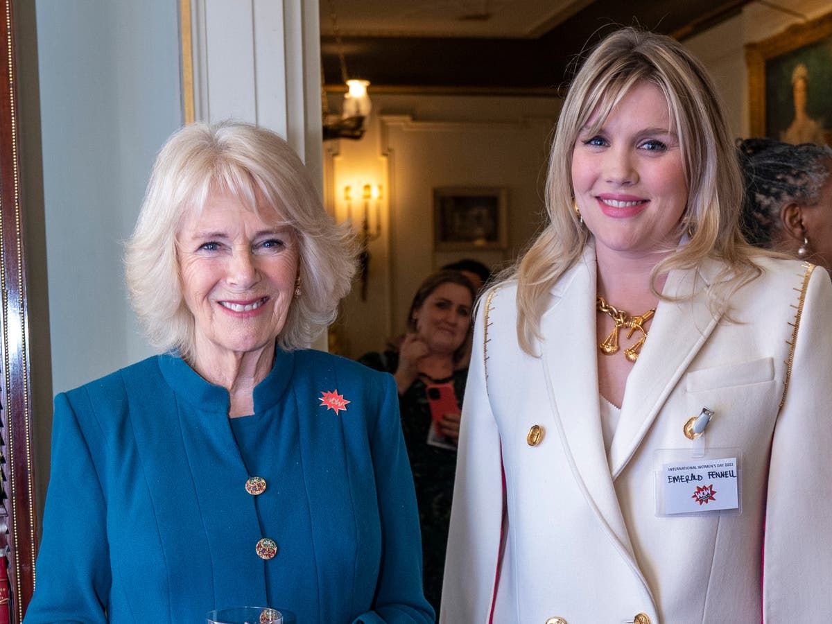 The Crown star Emerald Fennell meets Camilla: &lsquo;I was nervous I might be thrown in the tower&rsquo;