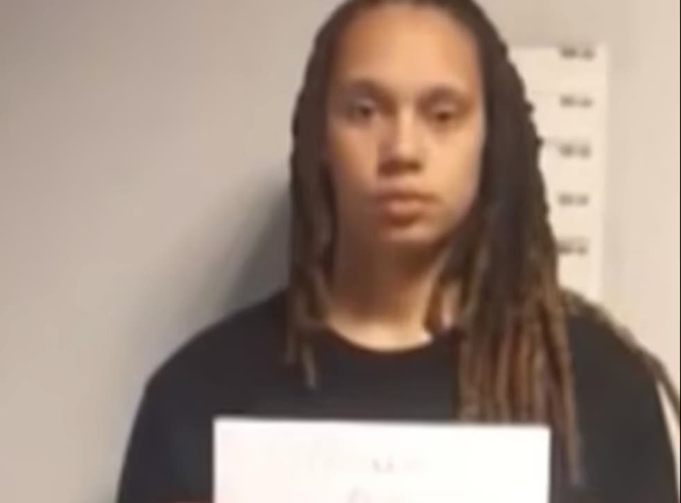 Russia Shares Mugshot Of Brittney Griner In Custody The Independent