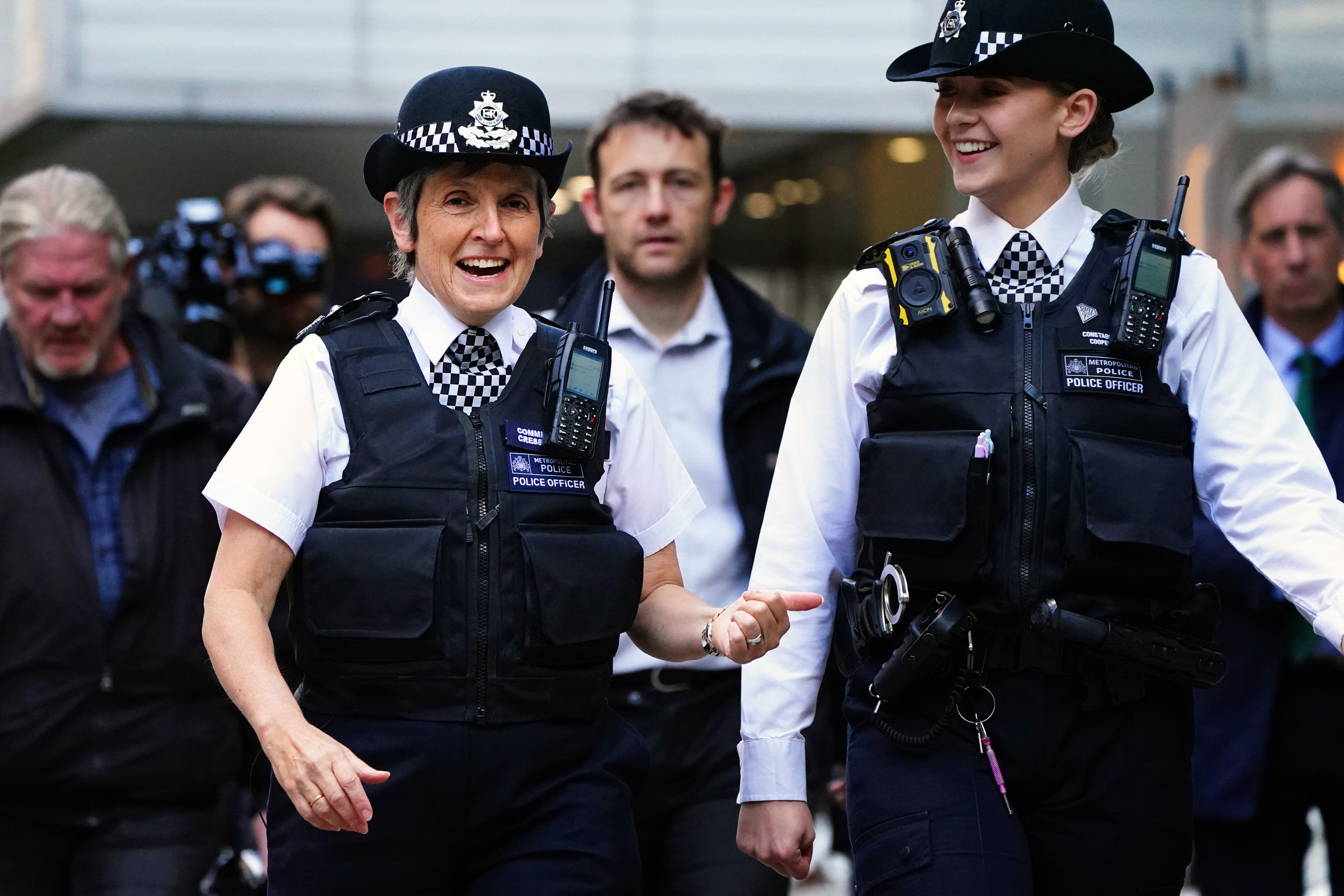 Metropolitan Police Commissioner Dame Cressida Dick was heavily criticised over the handling of the vigil (Victoria Jones/PA)