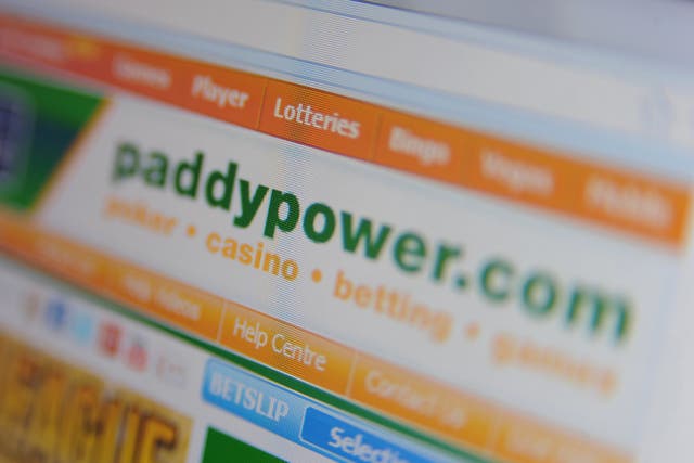 General view of the Paddy Power betting website (Joe Giddens/PA)