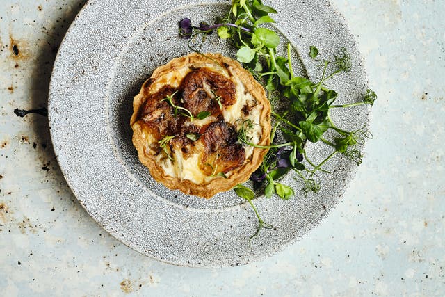 Plantain and fennel quiche from A Good Day To Bake (Laura Edwards/PA)