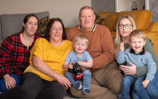 <p>Grandparents, who scooped a £1 million in a lottery windfall, say they now feel like double winners after they were able to help both daughters have children through IVF </p>