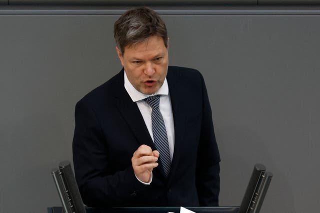 <p>German economy minister Robert Habeck says move to close the country’s nuclear plants will go ahead as planned </p>