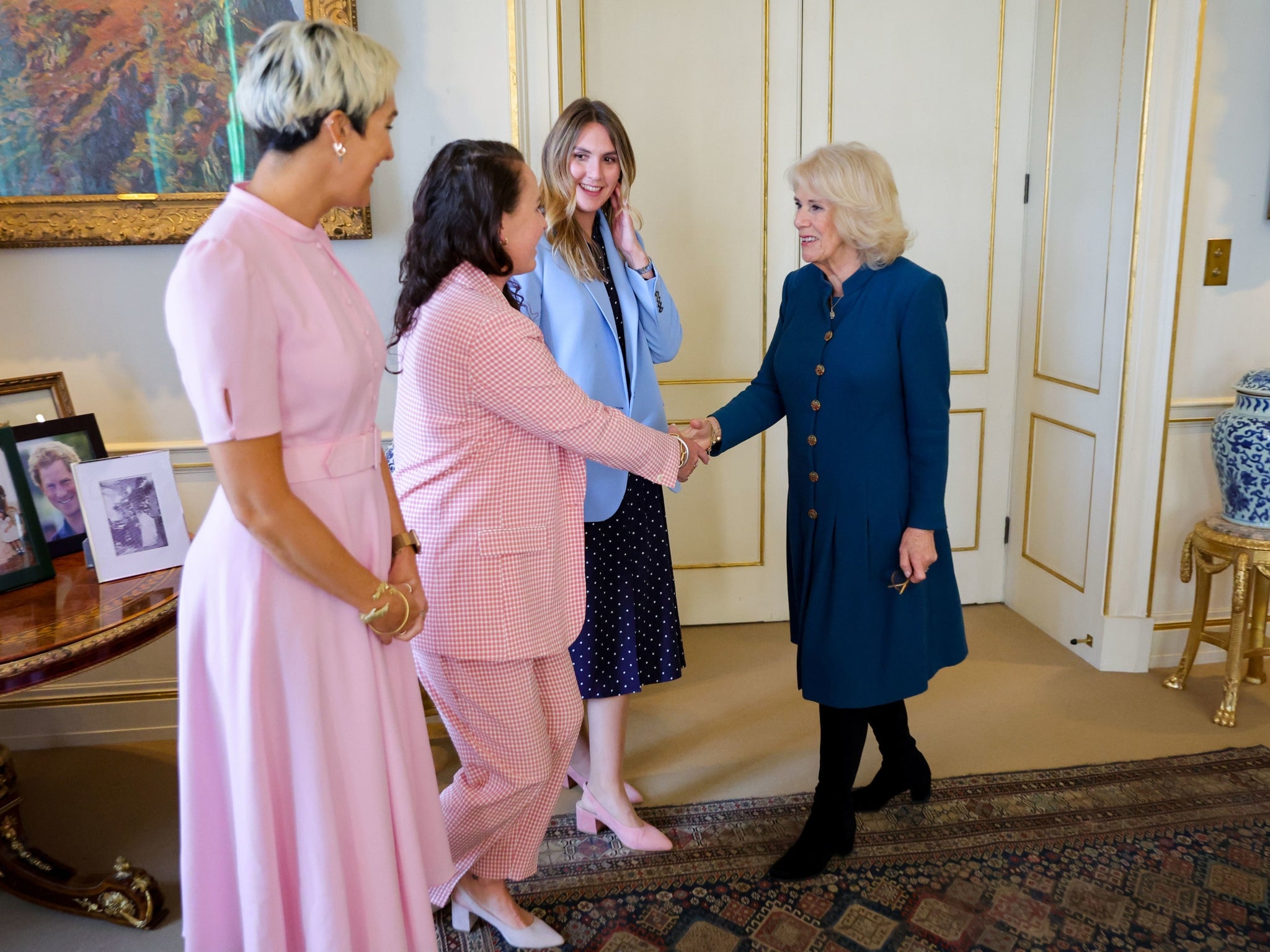 Camilla during an International Women’s Day reception at Clarence House