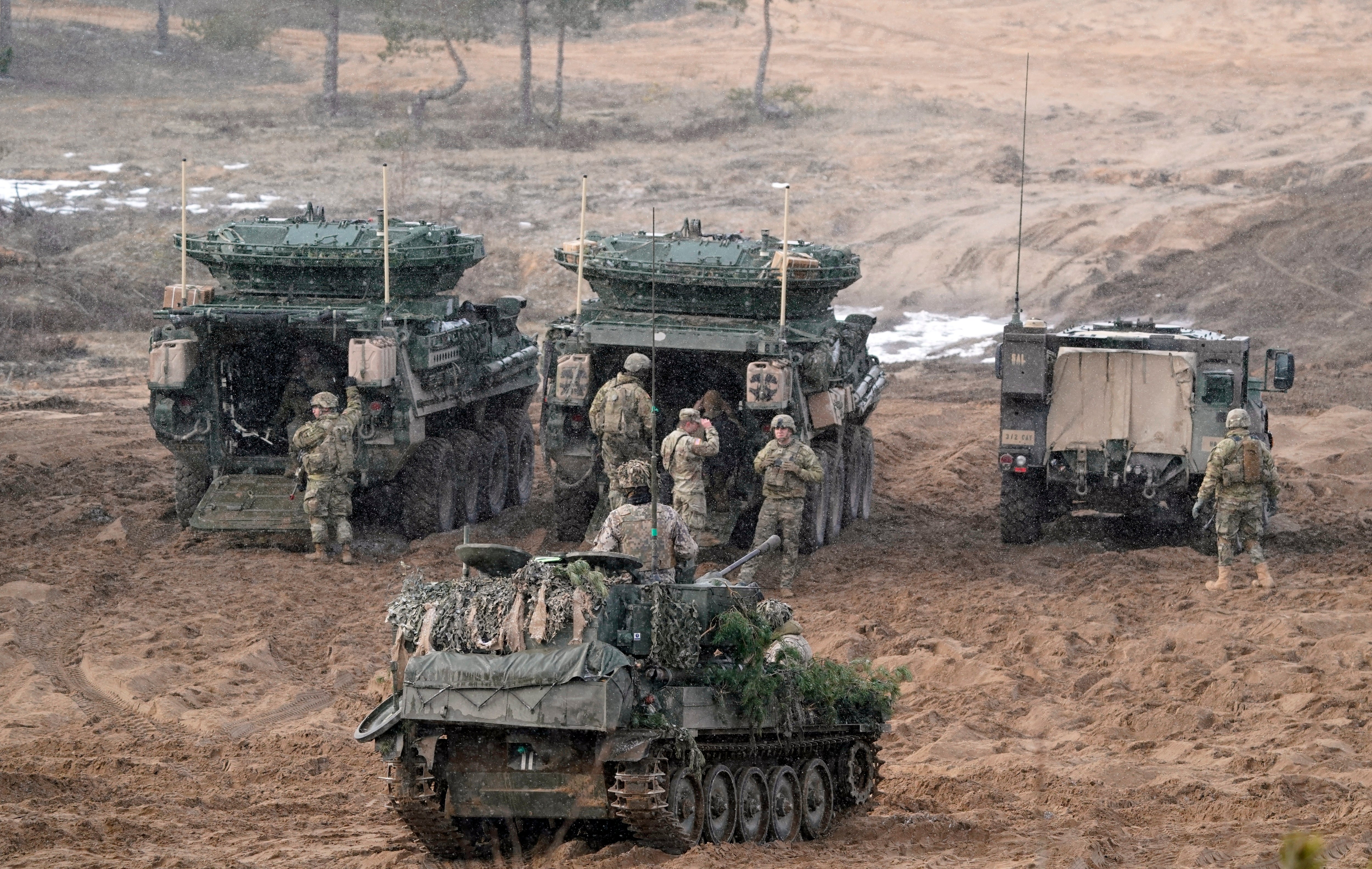 Nato’s battlegroup presence in Latvia is led by Canada