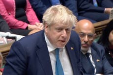 Boris Johnson says Putin has ‘singled out’ UK for ‘leading’ on global sanctions