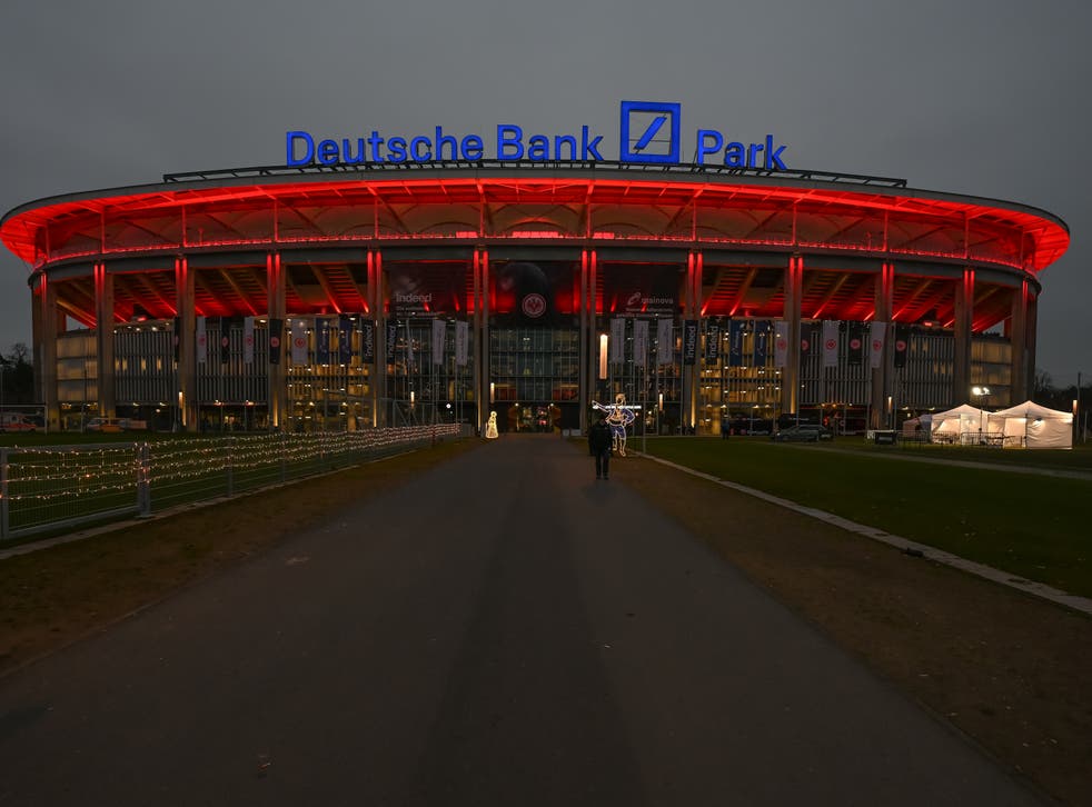 A general view of Deutsche Bank Park