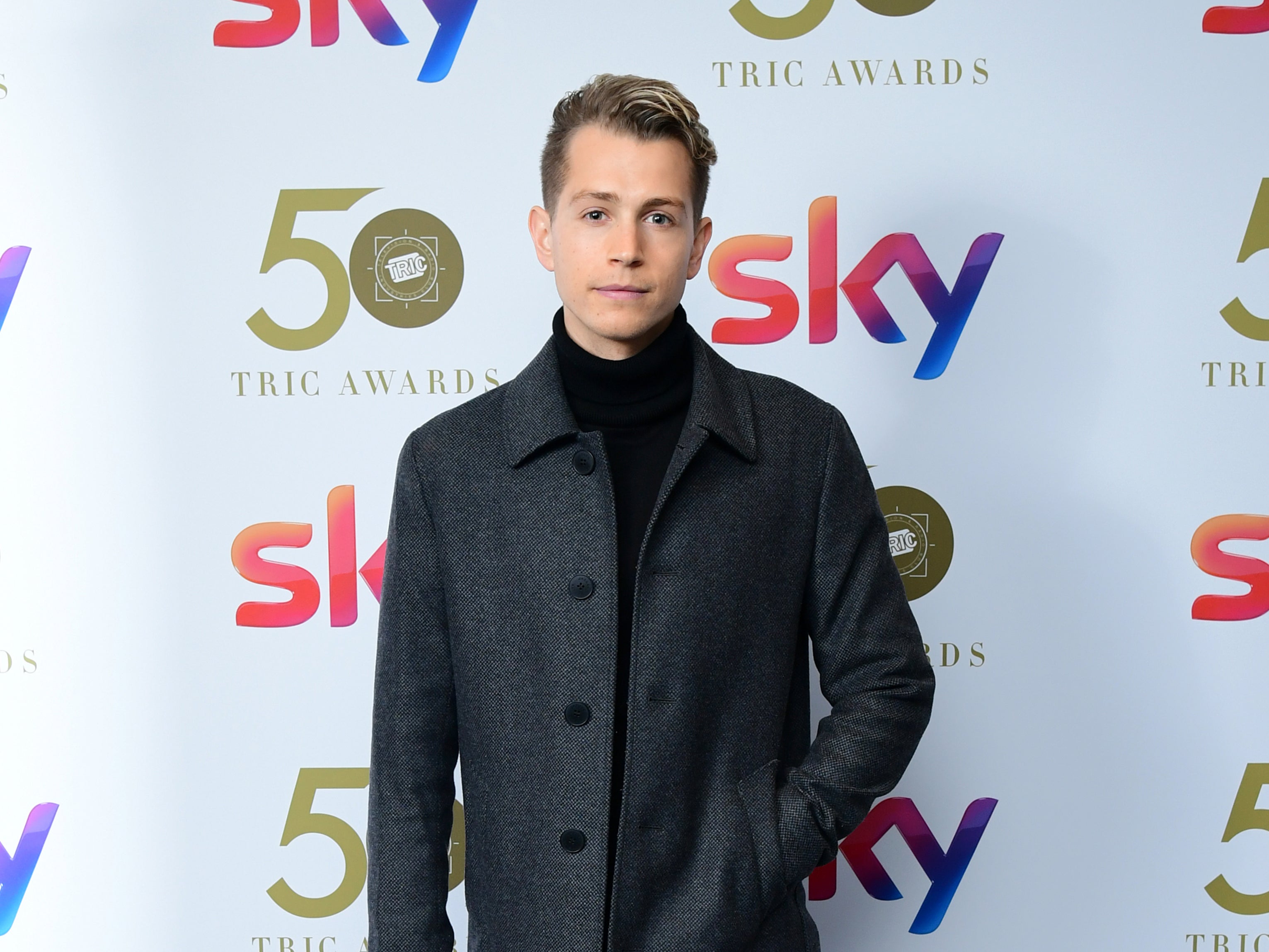 James McVey attending the TRIC Awards 2019 50th Birthday Celebration held at the Grosvenor House Hotel, London