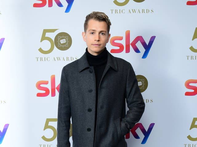 <p>James McVey attending the TRIC Awards 2019 50th Birthday Celebration held at the Grosvenor House Hotel, London</p>