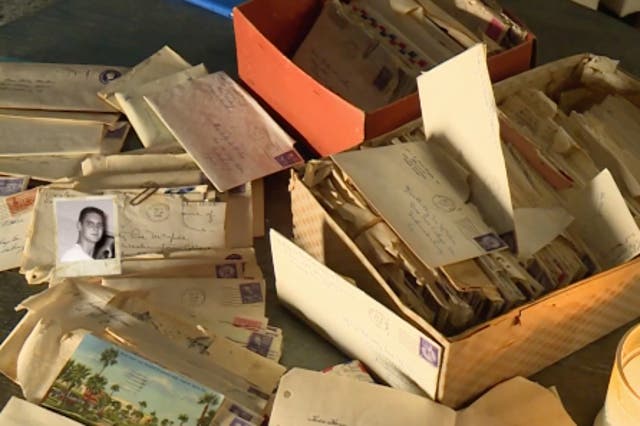 <p>Woman finds hundreds of handwritten love letters in her attic</p>