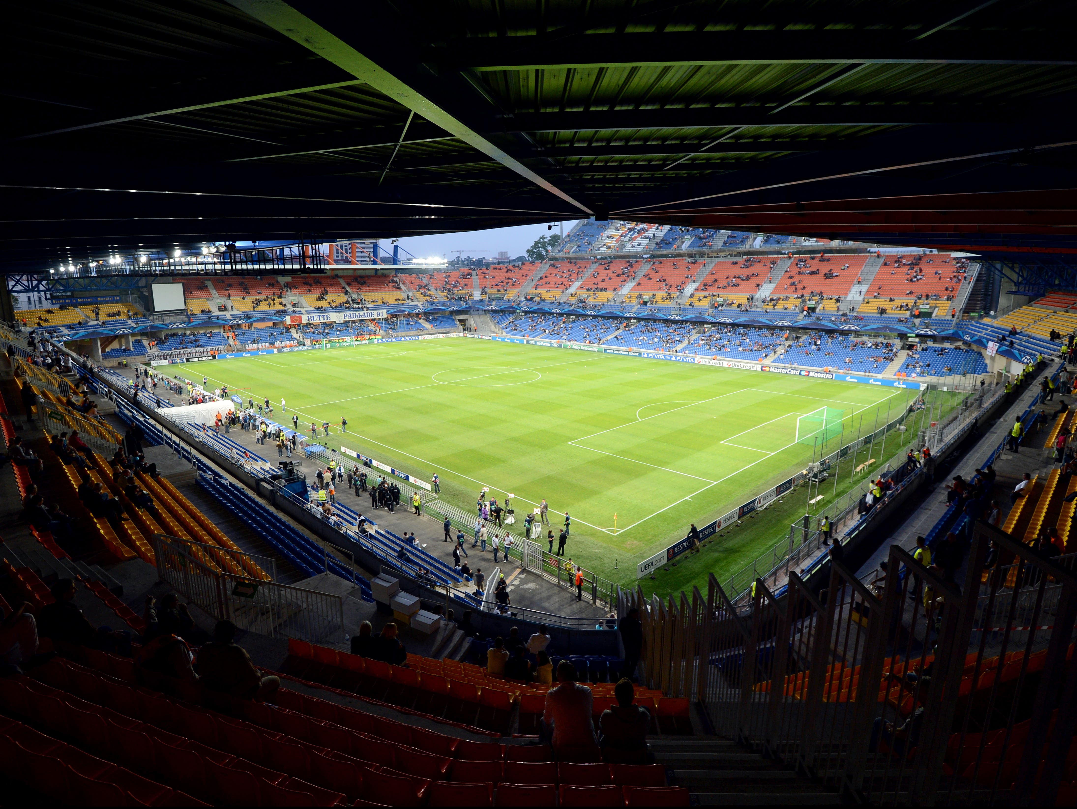 A general view of the Stade de la Mosson