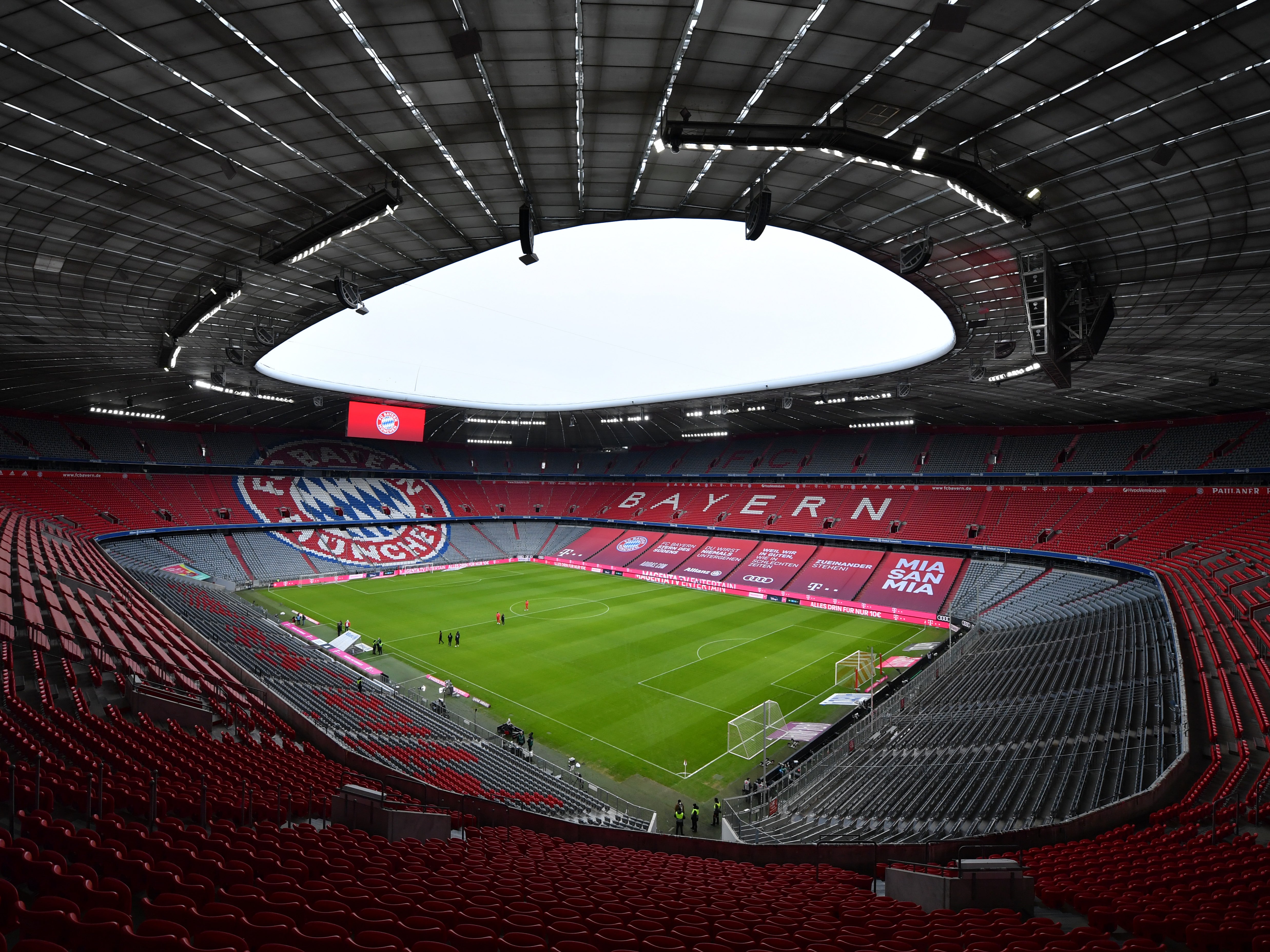 A general view of the Allianz Arena