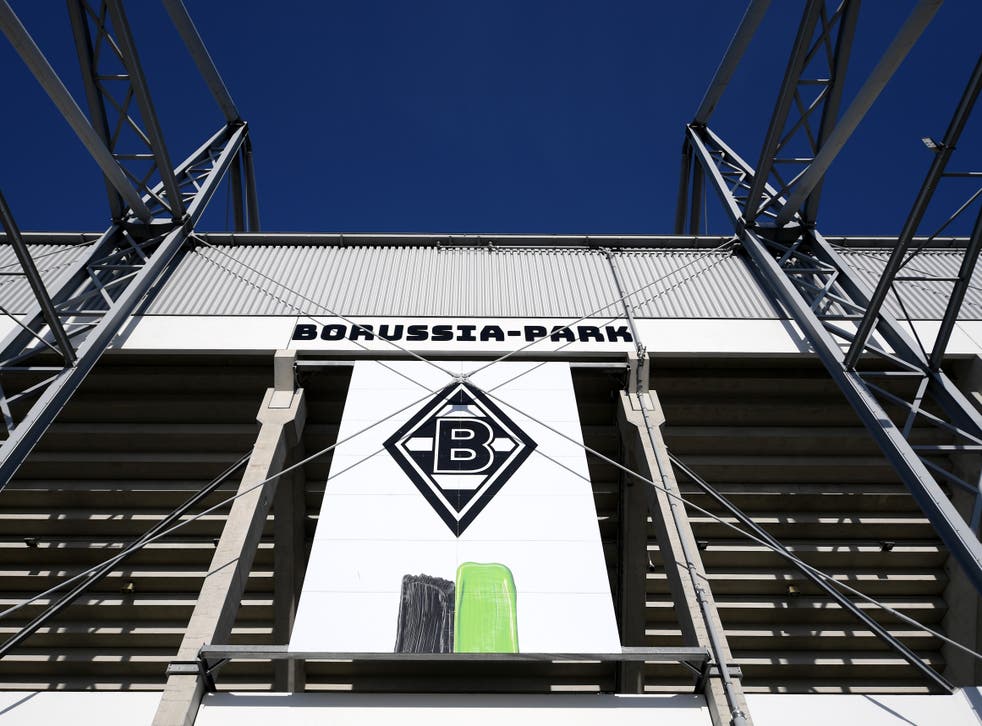General view of the stadium in Borussia Park