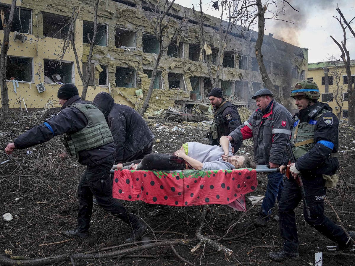 Ukraine news &ndash; live: US warns of chemical attack as Zelensky says bombing of children&rsquo;s hospital is &lsquo;genocide&rsquo;