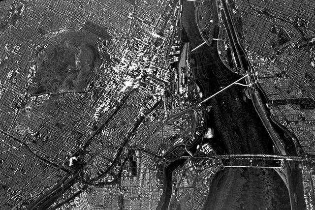 <p>A satellite image by Canada's MDA Inc</p>