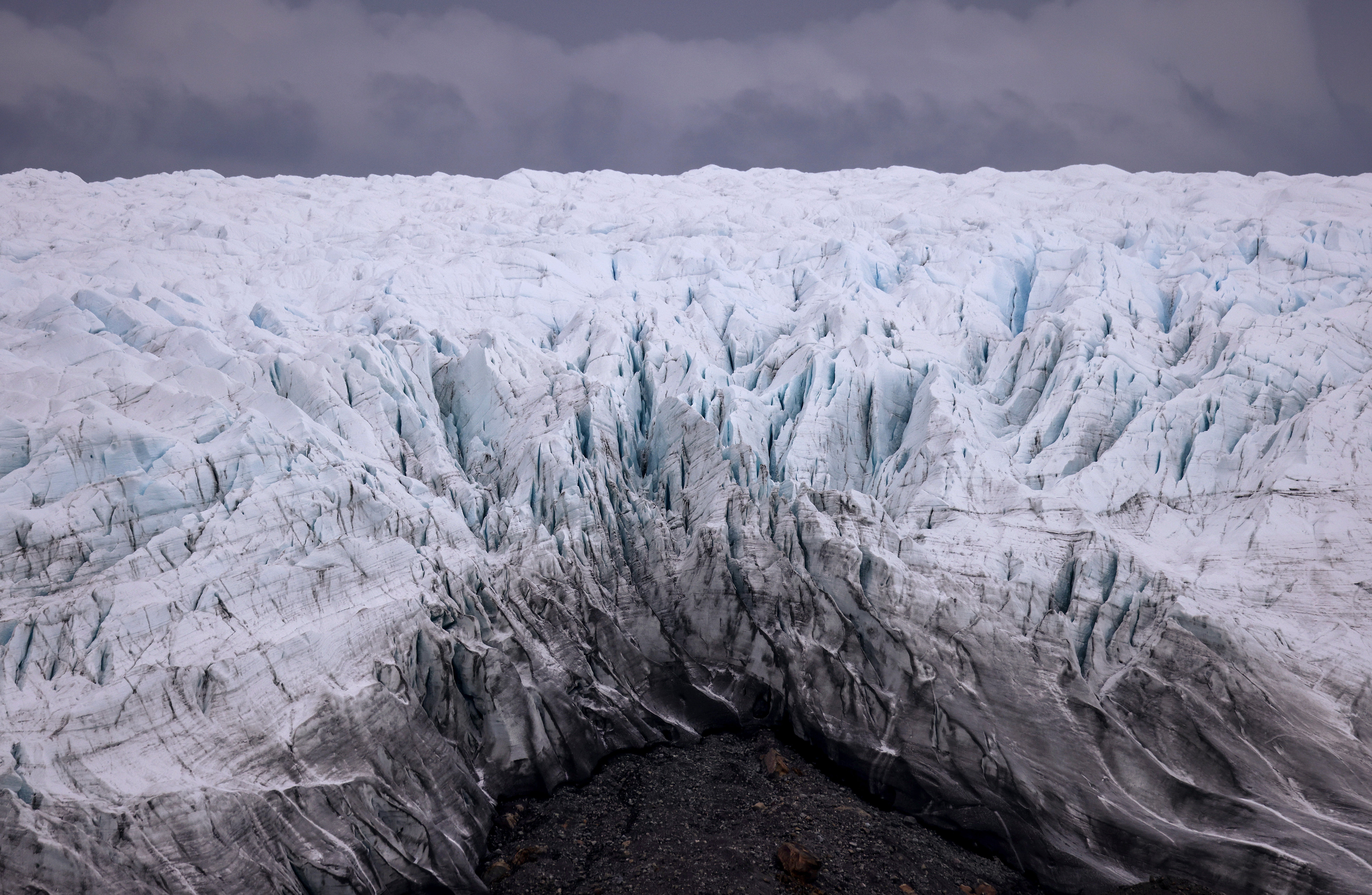 Beneath the Greenland ice sheet lies a 31-kilometer diameter creater from a meteorite impact