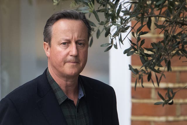 Former prime minister David Cameron (Victoria Jones/PA)
