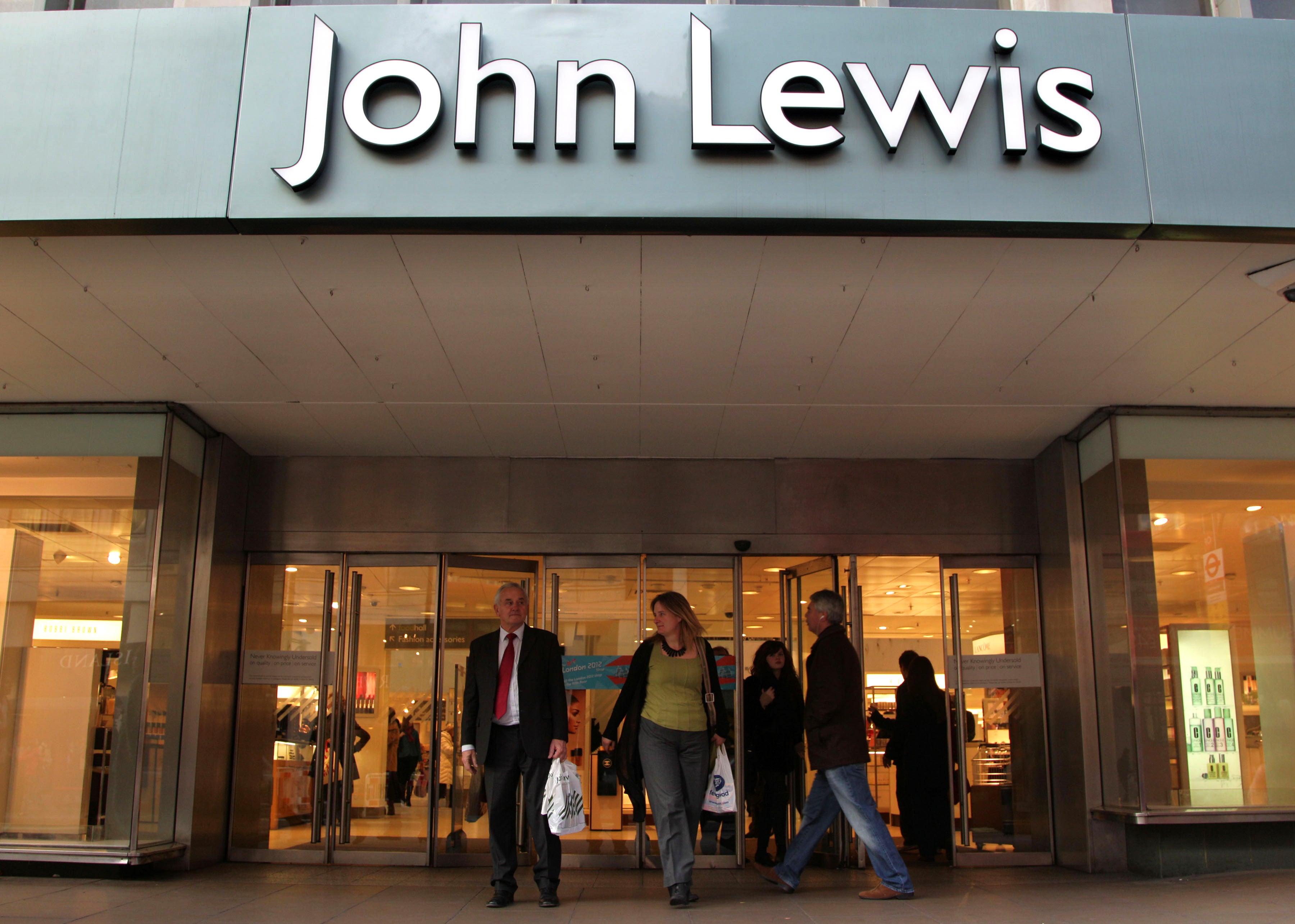 John Lewis unveiled the return of its staff bonus as record sales boosted results (Yui Mok/PA)