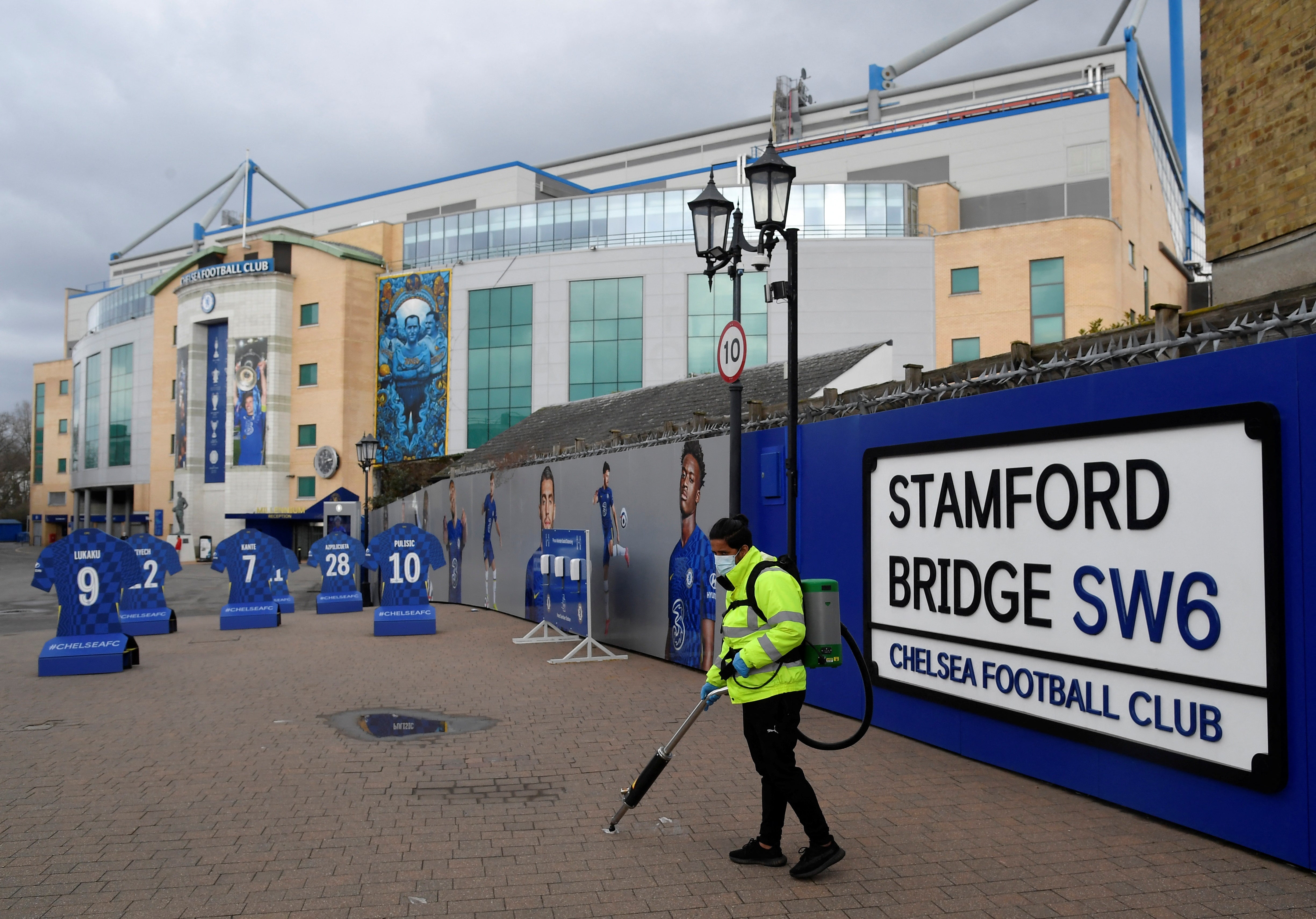 Stamford Bridge, the home of Chelsea Football Club