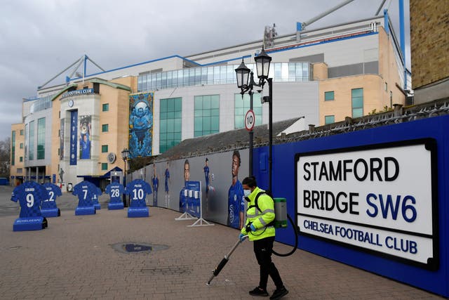 <p>Stamford Bridge, the home of Chelsea Football Club </p>