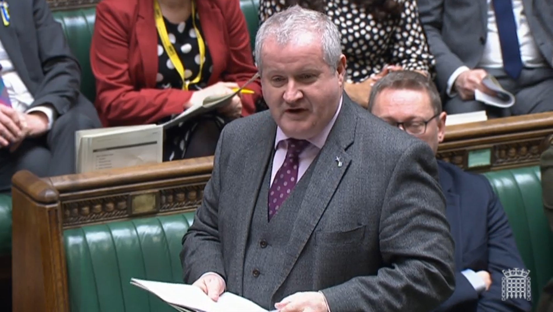 Ian Blackford has rejected claims he is to quit as the SNP’s leader in Westminster (House of Commons/PA)