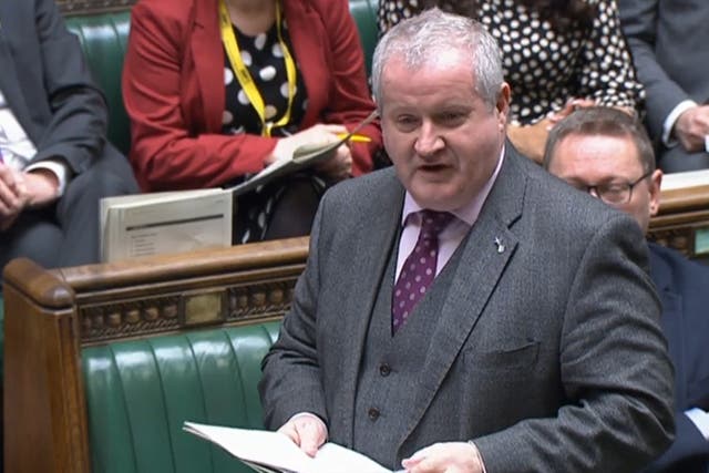 Ian Blackford has rejected claims he is to quit as the SNP’s leader in Westminster (House of Commons/PA)